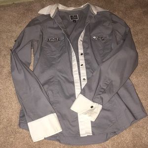 Express Women’s. the essential dress shirt